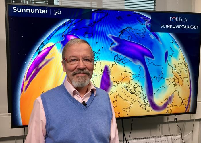 Forecan meteorologi Visa Salojärvi.