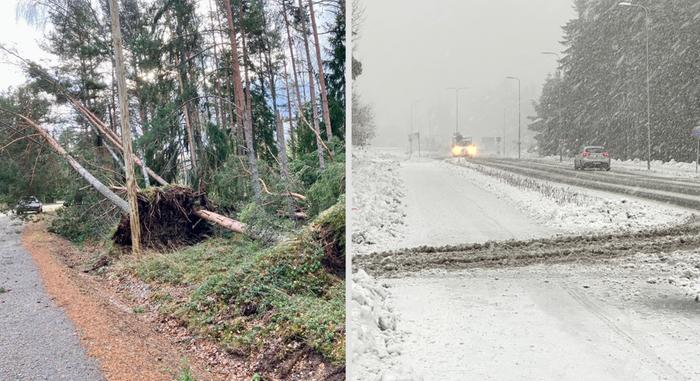 Marraskuu 2024 muistetaan Lyly- ja Jari-myrskyistä, jotka toivat Suomeen kovia tuulia ja lumipyryä.