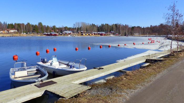 Aurinkoa ja keväistä säätä Vaasassa huhtikuussa 2021.