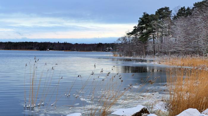 Pilvistä uudenvuodenpäivänä Uudessakaupungissa.