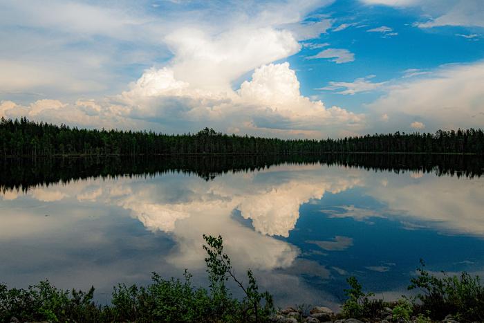 Kuuropilvet ovat olleet yleinen näky lämpöennätyspäivinä.