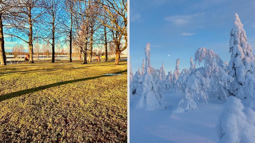 Tammikuu oli osassa maata harvinaisen lauha – kuukauden ylin lämpötila 9,5 astetta ja alin −38,9 astetta